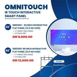 OMNITOUCH 65" IR Touch Interactive Smart Panel