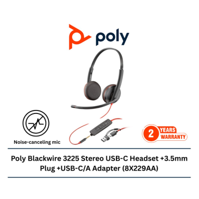 POLY Business Headset Malaysia｜Voyager 4310 for Professional Calls and AI-Driven Visibility