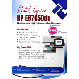 Rent the E87650DU Copier from GSPS!
