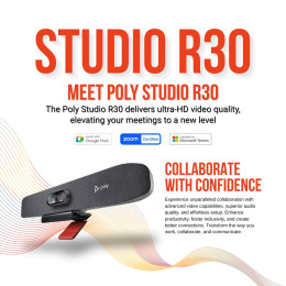Poly Studio R30 USB Video Bar